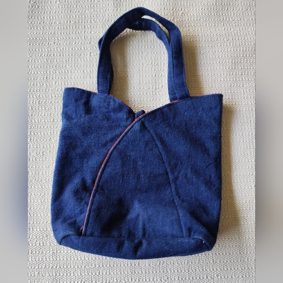 Genuine Indigo Dyed Tote Bag Japan - Picture 6 of 9